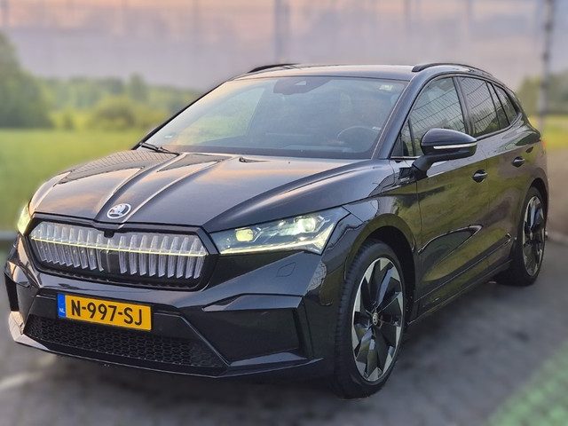 Škoda Enyaq iV 80 Sportline soh 93% Stoelverw Warmptepomp Virtual Cam Carplay
