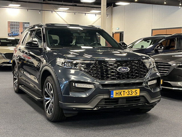Ford Explorer 3.0 V6 EcoBoost PHEV ST-Line 457PK AWD | 7-Persoons | Trekhaak | Panodak | Sidebars