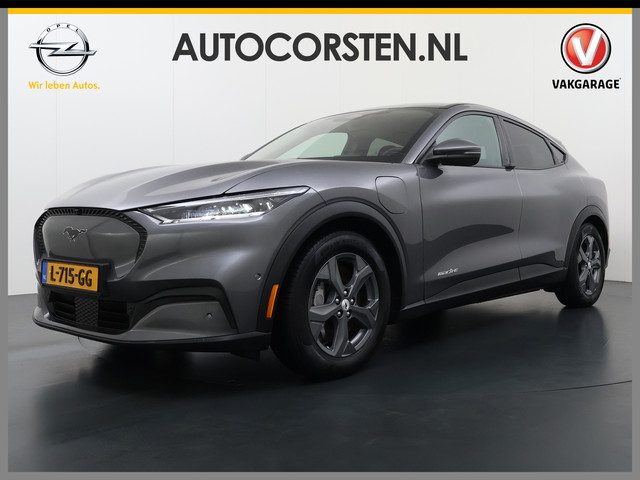 Ford Mustang Mach-E RWD 75kWh Soh 93% PanoDak Leer+Elektr+verwarmd+Geheugen (semi-)Autopilot Trekhaa