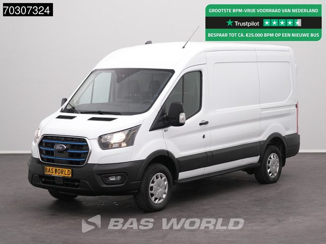 Ford E-Transit Elektrisch 68kWh 317km WLTP L2H2 Navi Airco Cruise Parkeersensoren v+a SYNC4-Display