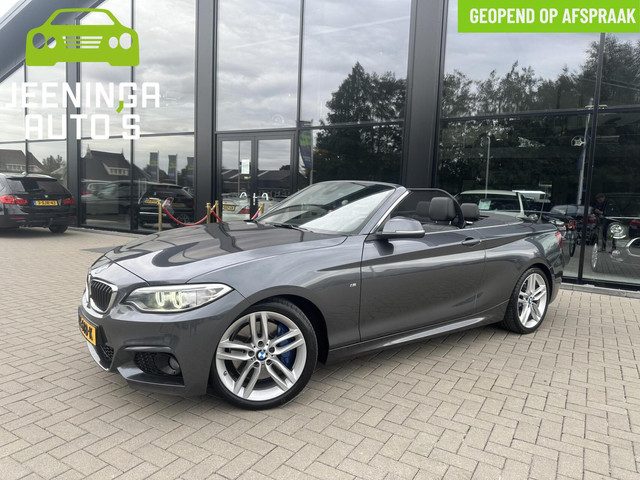 BMW 2 Serie Cabrio 220i M pakket |Clima|Stoelverwarming|Trekhaak|Leer|Navi