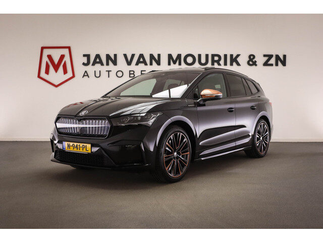 Skoda ENYAQ iV 80 Founders Edition Black automaat | MATRIX LED | PANORAMADAK | LEDER | TREKHAAK