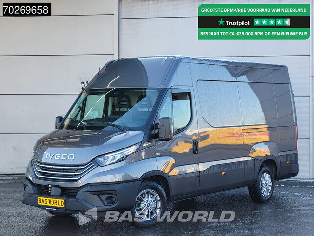 Iveco Daily 35S21 BPM VRIJ! Automaat 210PK L2H2 3,5t Trekhaak ACC LED CarPlay LM-Velgen Camera Parke