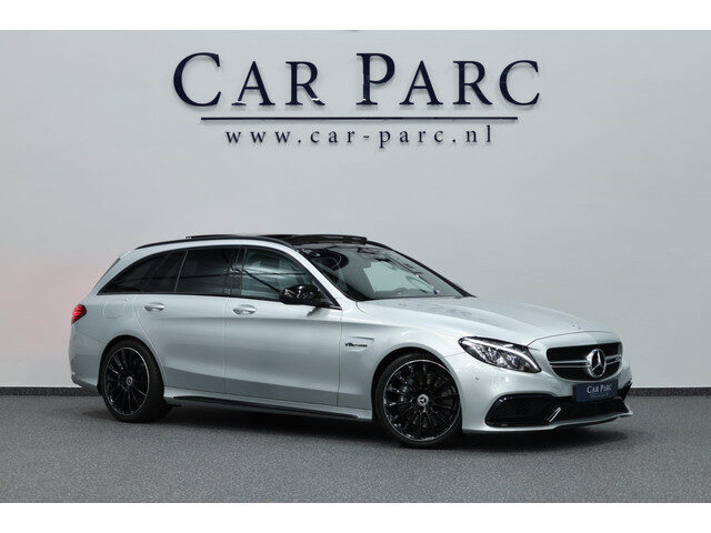 Mercedes-Benz C-Klasse Estate AMG 63 LED/PANORAMADAK/SFEER/LEER+S.VERWARMING+MEMORY/19" LMV/CAM/CRUI