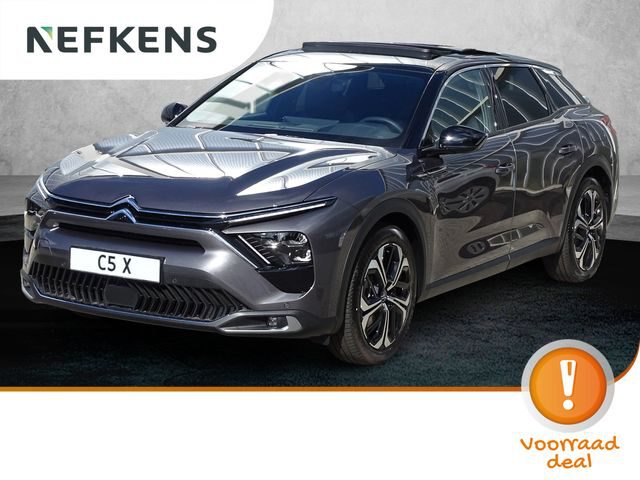 Citroen C5 X Shine 225 pk Hybrid | Panoramisch Schuif kanteldak | Pack Hifi | Two Tone Perla Nera |