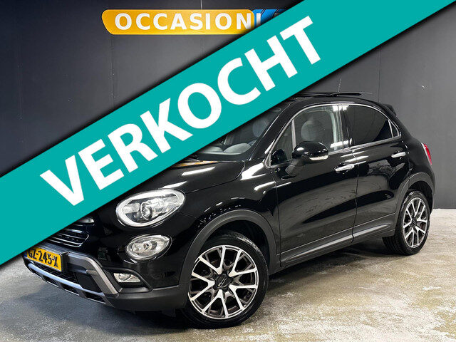 Fiat 500X 1.4 Turbo MultiAir Lounge|PANO|KEYLESS|CAMERA|DODEHOEK|CRUISE|STOELV|STUURV|BLUETOOTH|18IN