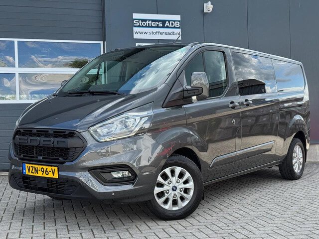 Ford Transit Custom 2.0 TDCI 131pk L2H1 Limited DC | D-RIEM NIEUW! | 2x SCHUIF | Navi | Camera | Rap