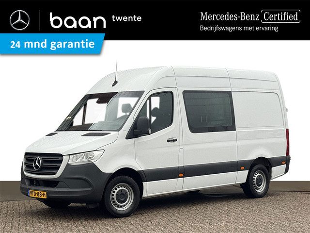 Mercedes-Benz Sprinter 315 L2H2 DC | 6-Persoons | 10"Mbux | 2,8t Trekhaak | Certified 24 mnd garanti