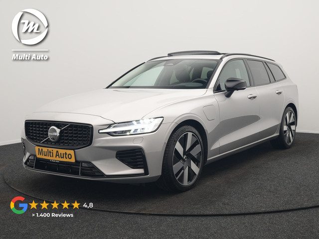 Volvo V60 T6 Recharge AWD LONG RANGE Plus Dark Plug In Hybrid 350pk Dealer O.H.