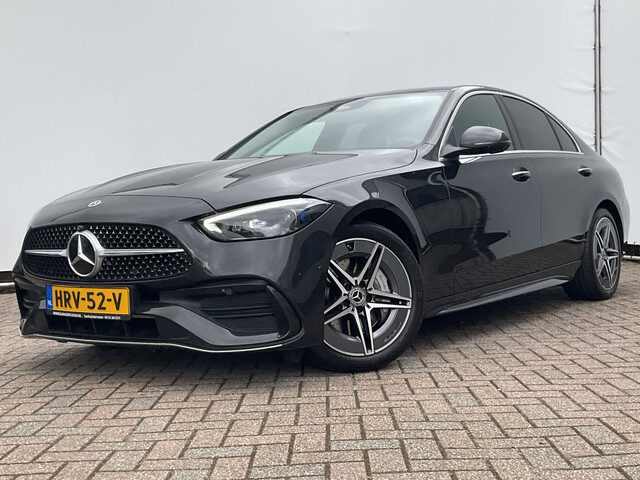 Mercedes-Benz C-Klasse 220 D AMG Line Stoel.electr.Verw Sfeerverl, Hybride Nieuwstaat Grafietgrijs m