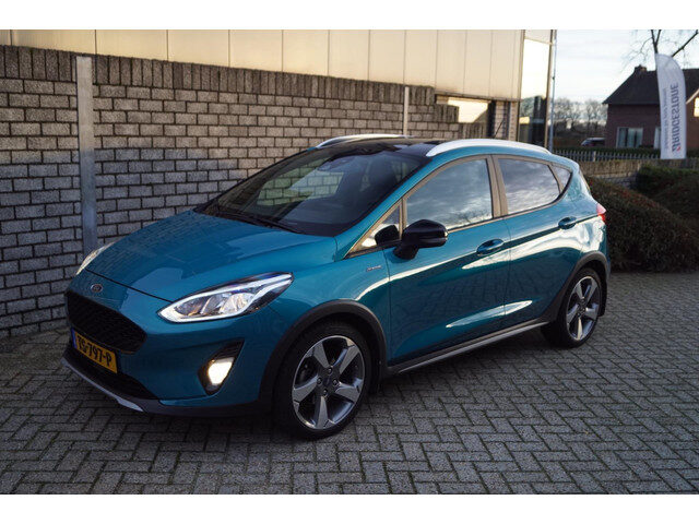 Ford Fiesta 1.0 EcoBoost Vignale 5 DRS Autom Half Leder Sportst Stoel/Stuur Voorruitverw Navi Camera