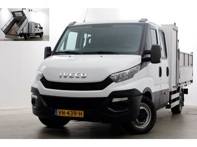 Iveco Daily 35S15 3.0 150pk Euro6 D.C. Kipper met hoge boorden Trekhaak 3500kg 03-2015