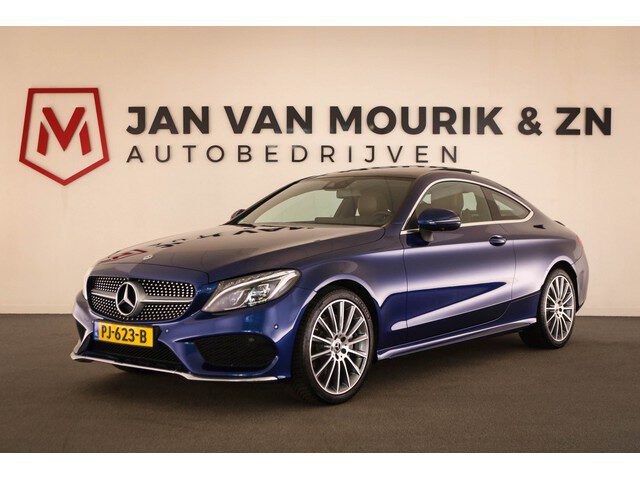 Mercedes-Benz C-Klasse Coupe 200 Premium Plus automaat | PANORAMADAK | BURMESTER | LEDER | 360° CAME