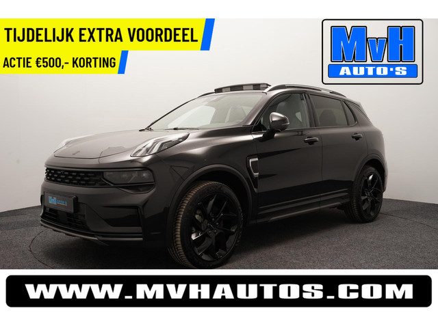 Lynk&Co 01 1.5 Hybride|LEER|FULL BLACK XXL|ZWARTE.HEMEL