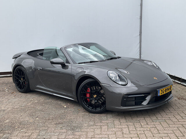 Porsche 911 Cabrio 3.0 Carrera 4 S Sportchrono+ 14-weg orig.NL Agaatgrijs perfecte configuratie