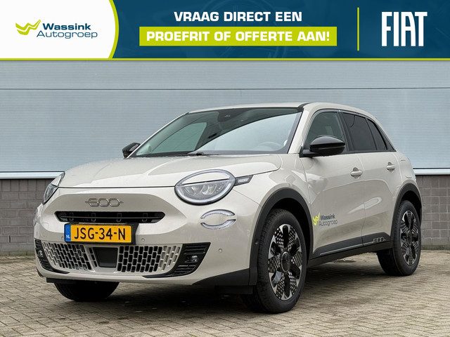 Fiat 600 1.2 Hybrid Turbo Charged 136pk Automaat La Prima | Climate Control | Parkeersensoren | Came