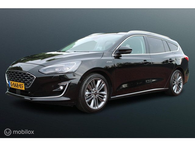 Ford Focus Wagon 1.0 EcoBoost 125 PK Vignale, Leer, Stoel-stuurverwarming, App connect, Pdc voor + a
