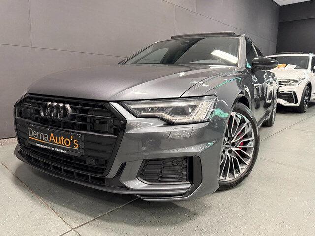 Audi A6 Avant 55 TFSI e-quattro 3X S-LINE BLACK-LINE PANO/B&O/SFEERVERL/M-STOELEN/NAVI/DAB/CARPLAY//
