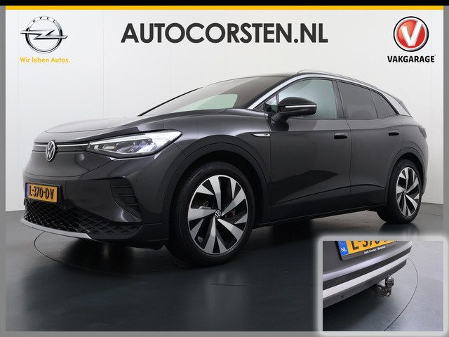 Volkswagen ID.4 204pk First 77kWh Warmtepomp Trekhaak Leer/Alcantara Adap.Cruise Camera Apple Carpla