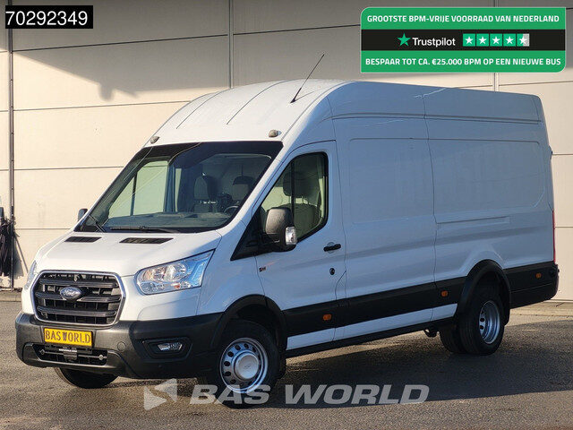 Ford Transit 130pk Dubbellucht L4H3 Trekhaak Airco Cruise Parkeersensoren Euro6 L4 15m3 Airco Trekha