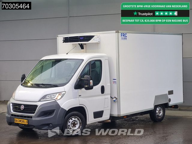 Fiat Ducato 150pk Koelwagen Zijdeur Carrier Xarios 350 230v-stekker Achterdeuren Airco Euro6 Bakwage