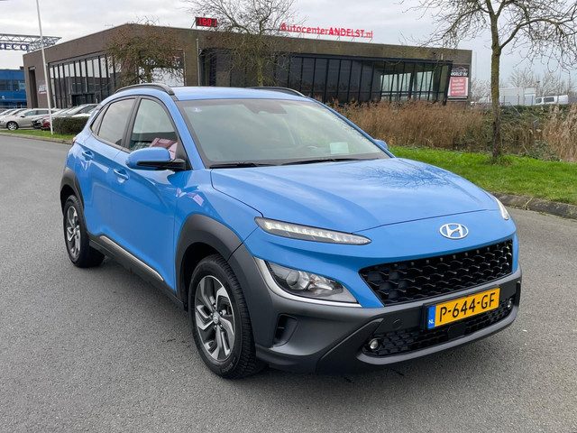 Hyundai Kona 1.6 GDI HEV Fashion, Aut, Trekhaak, Cam, Cruise/Climate control, Head-up dis, 2e eig af