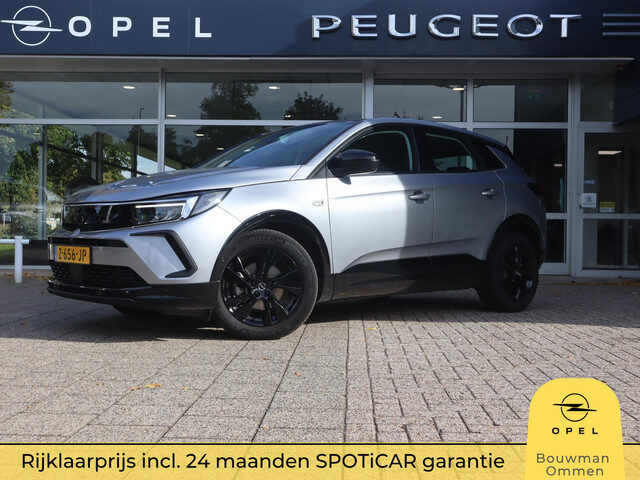 Opel Grandland GS Turbo Hybrid 145pk eDCT Automaat, Rijkaarprijs, Navigatie Camera Stoelverwarming A