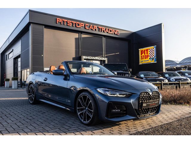 BMW 4 Serie Cabrio 420i, M-Sport, Nekverwarming, Keyless entry, Artic Race Blue!
