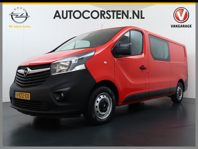 Opel Vivaro D126PK Dubbele Cabine 5-Persoons L2H1 Trekhaak Camera Navi Airco Cruise Control Pdc Spor