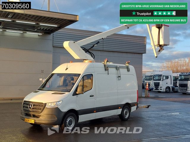 Mercedes-Benz Sprinter 316 CDI Hoogwerker 11m Werkhoogte L2H2 Trekhaak Airco Cruise MBUX CarPlay Eur