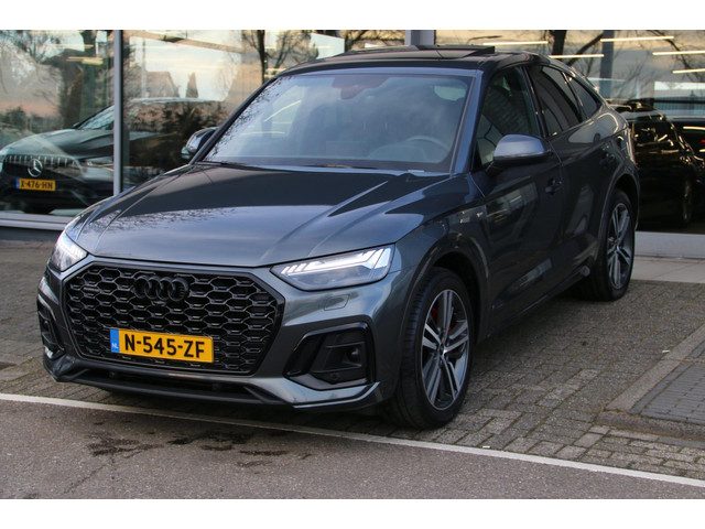 Audi Q5 Sportback 55 TFSI e S-LINE PANO-DAK LUCHTVERING!