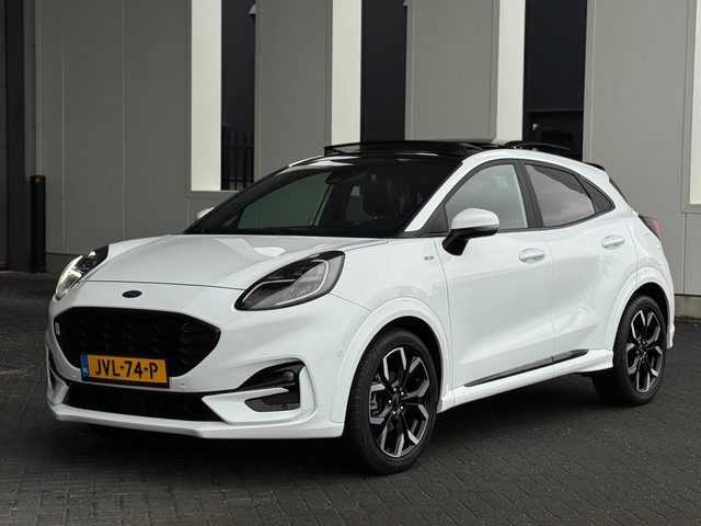 Ford Puma 1.0 EcoBoost Hybrid ST-Line Vignale, VOL OPTIES , panoramadak, stoelverwarming,lederen spo