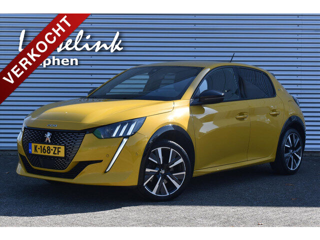 Peugeot 208 1.2 PureTech GT 100pk | Nwe Distributieriem | Trekhaak | 1e eig | 3D cockpit | Zwarte he