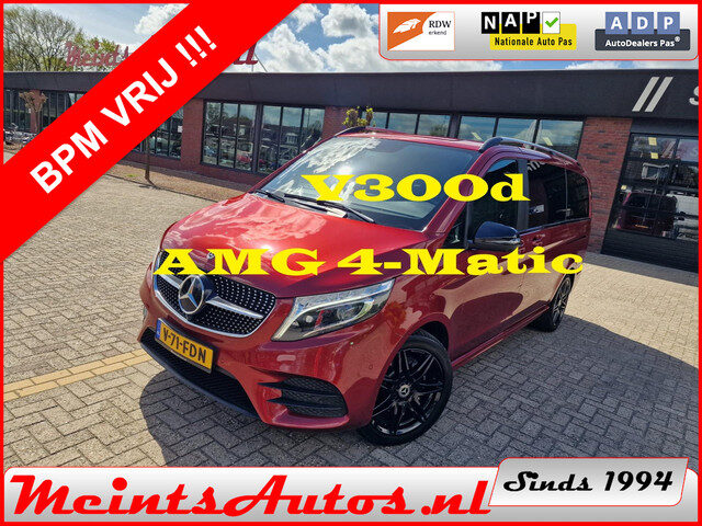 Mercedes-Benz V-Klasse 300d AMG 239Pk 4-MATIC 9G AUT DC Dubbele Cabine Avantgarde BURMESTER, 360, Tr