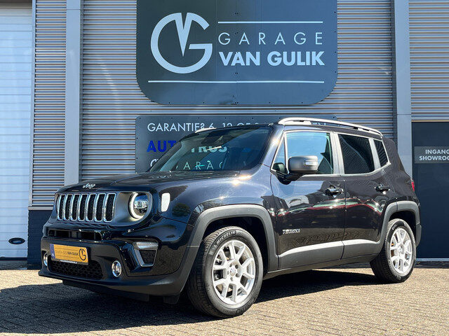 Jeep Renegade 1.3T Limited 150PK Automaat,Navi,Clima,Cruise,Isofix,ElektrRamen+Spiegels,Carplay,Stoe