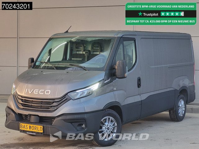 Iveco Daily 35S21 BPM VRIJ! 3.0L Automaat 210PK Laag Dak L2H1 2025-Model 3,5t Trekhaak LED Navi ACC