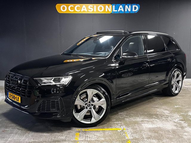Audi Q7 50 TDI Quattro Pro S-Line Plus 7p 286PK|PANO|LUCHTV|HUD|MEMORY|CAM|CARPL|CRUISE|STOELV|STOEL