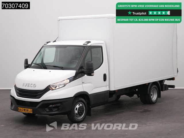Iveco Daily 35C16 Laadklep Dubbellucht 160PK Bakwagen Airco Euro6 Meubelbak Koffer Airco