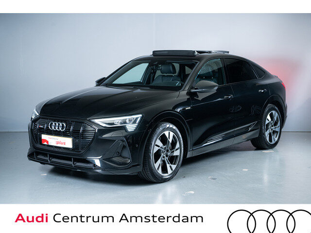 Audi e-tron Sportback 55 quattro 408PK S edition 95 kWh | Panoramadak | El verstelbare stoel | Zwart