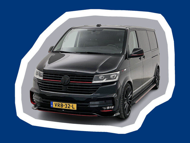 Volkswagen Transporter 2.0 TDI L2H1 32 DC Bulli ABT Bodykit 204pk Leder Dubbele cabine Virtual cockp