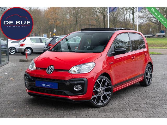 Volkswagen up! 1.0 TSI GTI|1ste Eig.|5-deurs|Panoramadak|Airco|Stoelverwarming|6BAK|TornadoRood|Deal