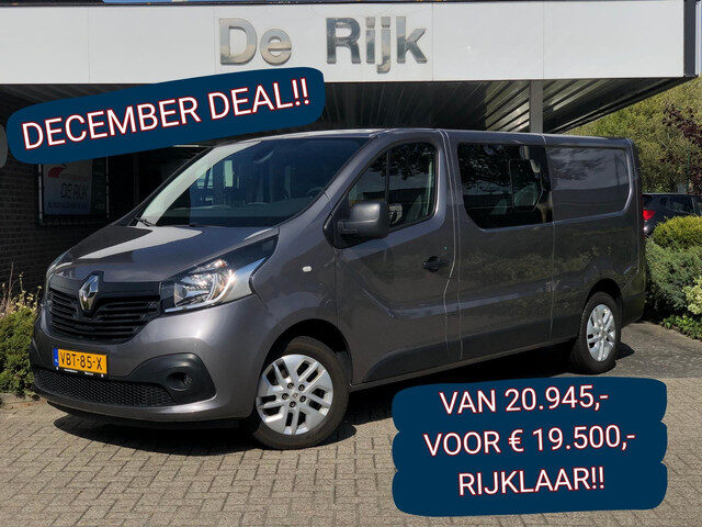 Renault Trafic 1.6 dCi T29 L2H1 DC Work Edition Energy DECEMBERDEAL!!!| Navi, Camera, Trekhaak, Crui