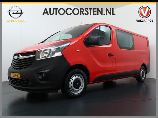 Opel Vivaro D126PK Dubbele Cabine 5-Persoons L2H1 Trekhaak Camera Navi Airco Cruise Control Pdc Spor