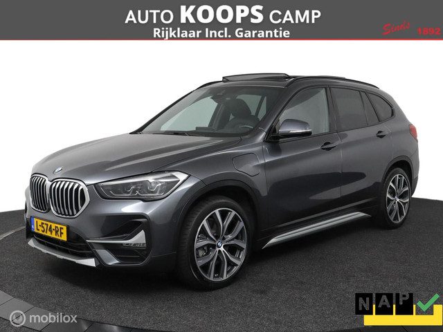 BMW X1 xDrive25e eDrive Edition plug in hybride | 82% SOH| M-Sport | Pano-dak | Zwart-leder | 19LMV